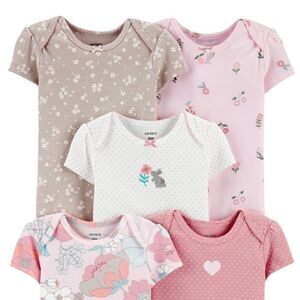 💝 5 Piece Size 3 month Onesie Bundle Like New!